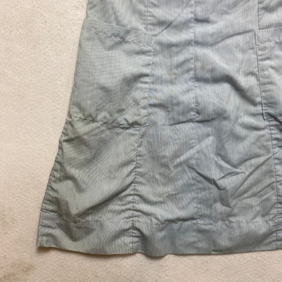 Vintage American Red Cross Volunteer  Dress L Blue White Uniform Stripe 1940s - Picture 5 of 14